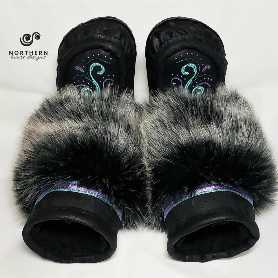 Mid-Calf Style mukluks, vegan line materials