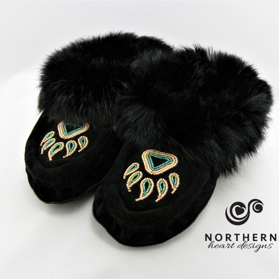 Select beaded moccasins