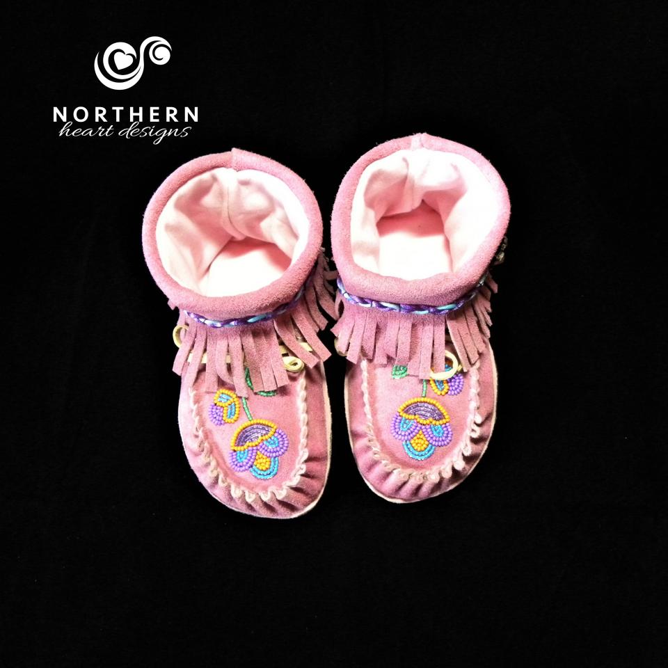 Kids Fringed Summer Mocs