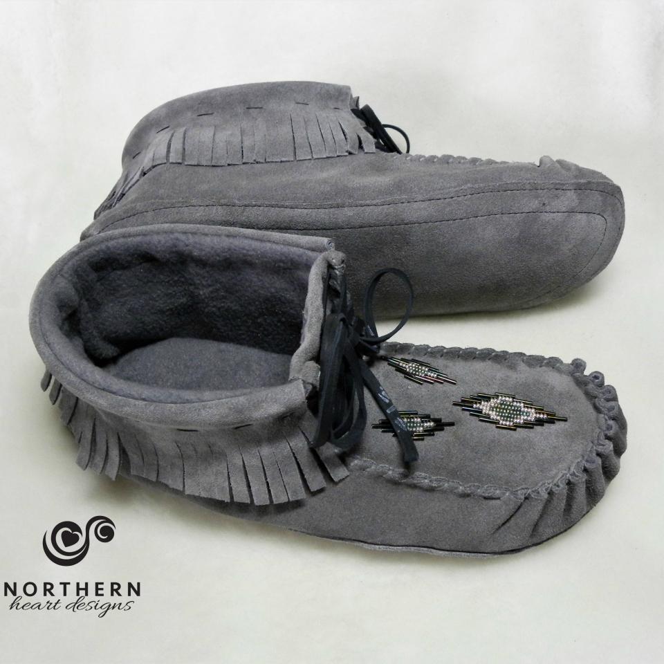 Moccasin slippers, scout style