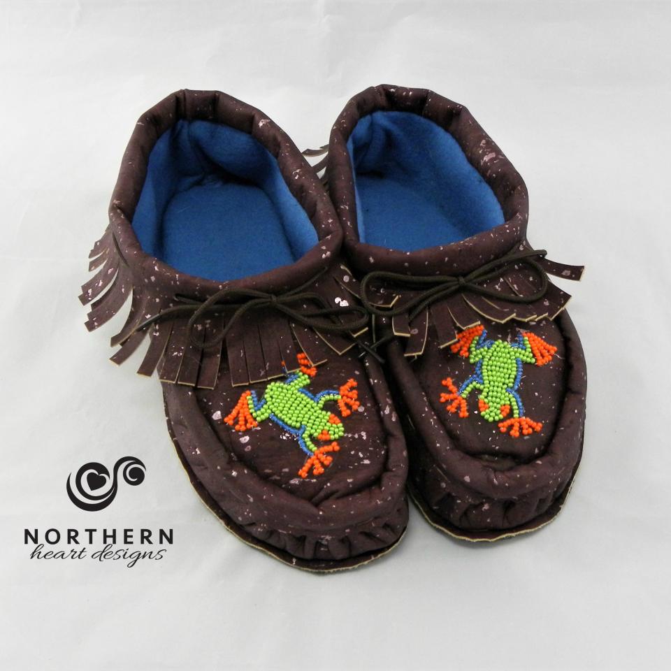 Vegan Select beaded moccasins