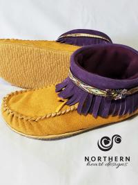 Online Learning - Fringed Summer (or winter!) Moccasin DIY Kit