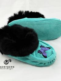 moccasins, beaded moccasins, moccasin slippers