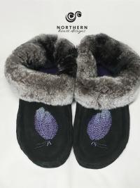 moccasins, beaded moccasins, moccasin slippers