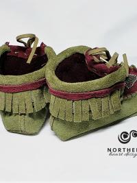 Trampers, kids moccasins, baby moccasins, soft sole toddler shoes