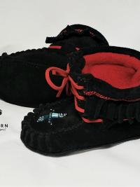 Trampers, kids moccasins, baby moccasins, soft sole toddler shoes