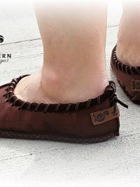 soft moccasin, deerskin shoe, ballet flat, leather slipper