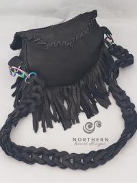 Beaded Fringed Leather Bag Class - final session