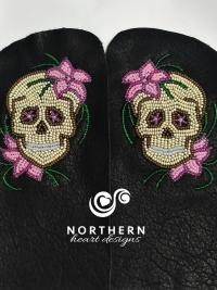 bead pattern, beading ideas, skull beading, skull beadwork