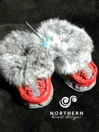 kids moccasins, childrens moccasin, leather moccasins, real fur moccasins