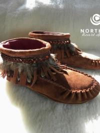 Online Learning - Fringed Summer (or winter!) Moccasin DIY Kit