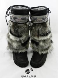 mukluks, leather mukluks, fur mukluks, beaded mukluks, handmade mukluks