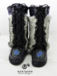 mukluks, laced mukluks, lace-front mukluks, leather mukluks, handmade mukluks