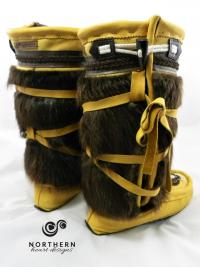 mukluks, wrap-arounds, beaded mukluks, beaded eagles