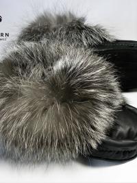 leather moccasins, fur moccasins, moccasin slippers, handmade moccasins