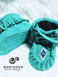 baby moccasins, baby shoes, leather