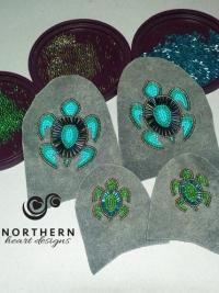 bead pattern, beading ideas, turtle beading, turtle beadwork