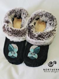 Traditional Moccasin Slippers - Pattern and Tutorial