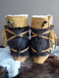 mukluks, wrap-around, moose, beaver