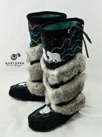 Tiered Fur Mukluks