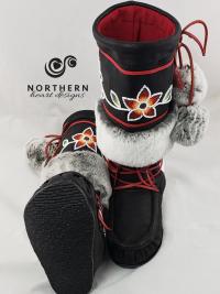 Vintage Inspired Middle Fur Cuff Style Mukluks