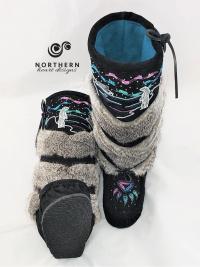 Tiered Fur Mukluks