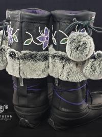 Vintage Inspired Middle Fur Cuff Style Mukluks