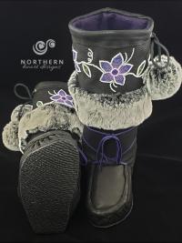 Vintage Inspired Middle Fur Cuff Style Mukluks