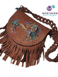 Beaded Fringed Leather Bag Class - final session