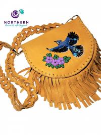 Beaded Fringed Leather Bag Class - final session