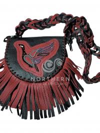 Beaded Fringed Leather Bag Class - final session