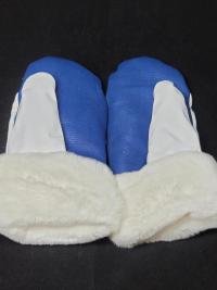 Deerskin Color Block mitts