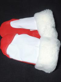 Deerskin Color Block mitts