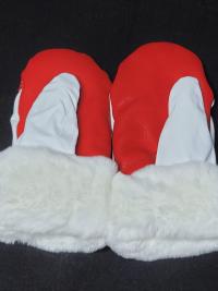 Deerskin Color Block mitts