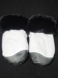 Deerskin Color Block mitts