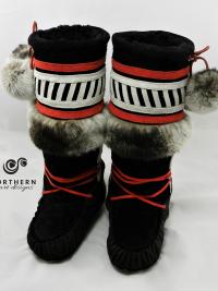 Vintage Inspired Middle Fur Cuff Style Mukluks