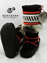 Vintage Inspired Middle Fur Cuff Style Mukluks