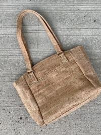 Cork Leather Shoulder Bag 