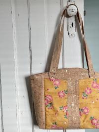 Cork Leather Shoulder Bag 