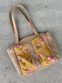 Cork Leather Shoulder Bag 