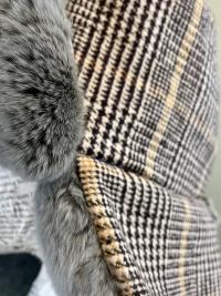 Plaid and Rex Rabbit Trapper Hat - Medium