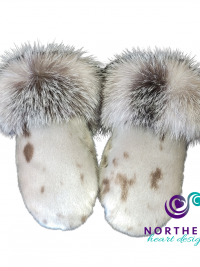 Sealskin and Leather Mitts