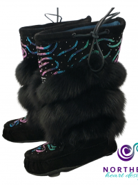 Tiered Fur Mukluks