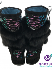 Tiered Fur Mukluks