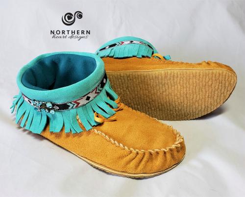 Online Learning - Fringed Summer (or winter!) Moccasin DIY Kit