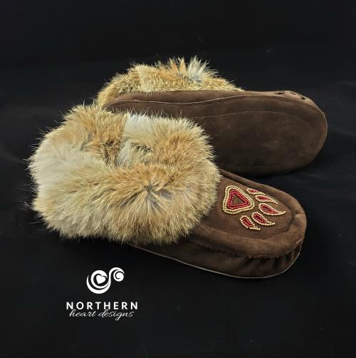 moccasins, beaded moccasins, moccasin slippers