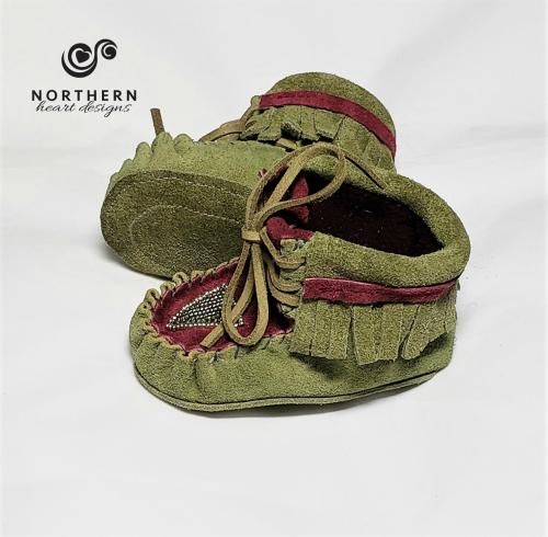 Trampers, kids moccasins, baby moccasins, soft sole toddler shoes