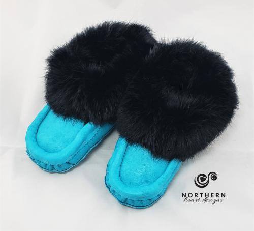 leather moccasins, fur moccasins, moccasin slippers, handmade moccasins