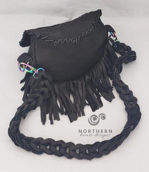 Beaded Fringed Leather Bag Class - final session