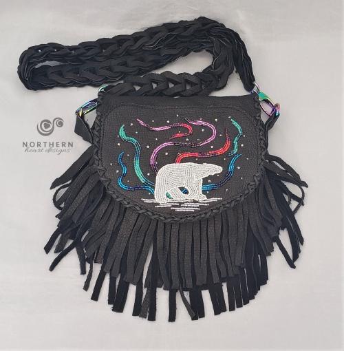 Beaded Fringed Leather Bag Class - final session